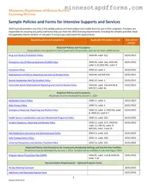 Free Minnesota Dhs Template