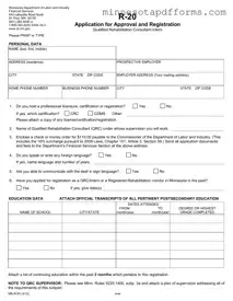 Free Minnesota R 20 Template